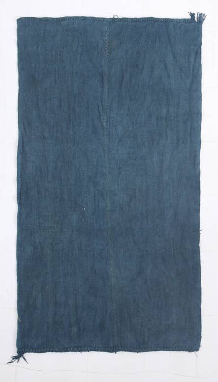 Navy Blue Pattern Handmade Kilim Rug, 128x235 Cm