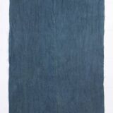 Navy Blue Pattern Handmade Kilim Rug, 128x235 Cm