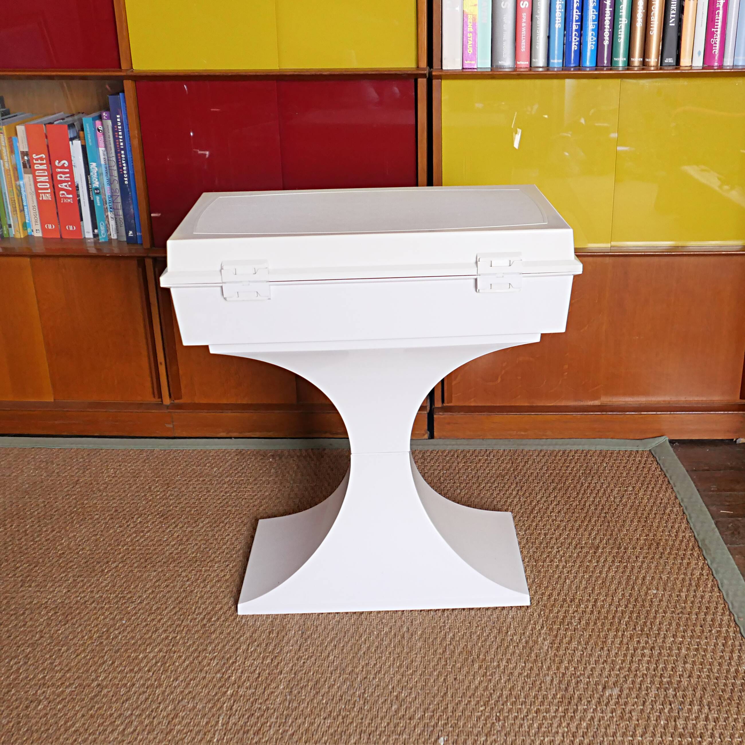 small hairdressing table design furniture MARC HELD Prisunic 1970