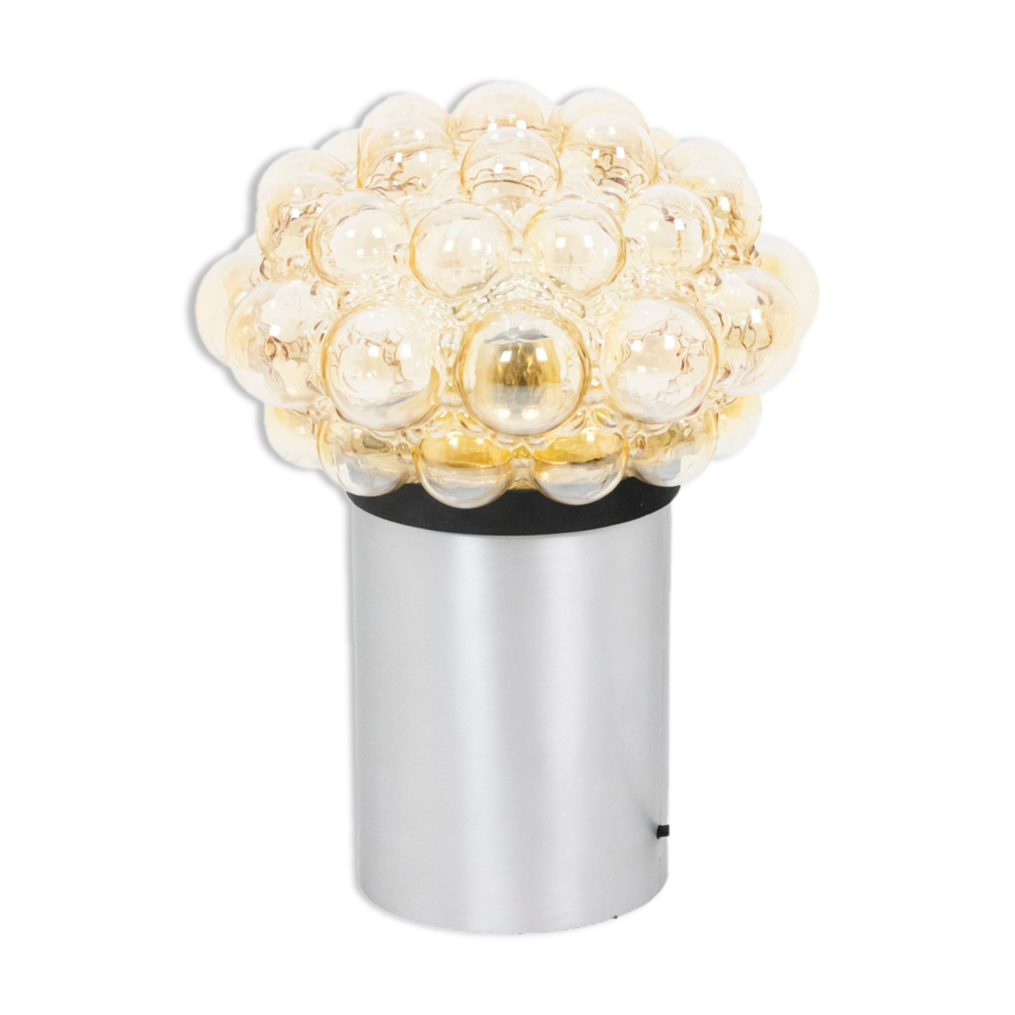 Glass luminaire, 1960s Helena Tynell for Glashütte Limburg