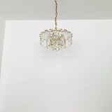 1 of 2 Crystal Glass Chandelier by J.T. Kalmar