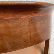 19th-century mahogany office chair