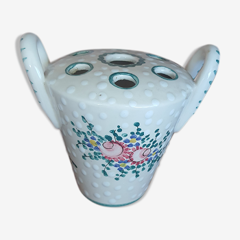 Flower vase with handle