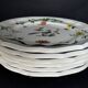 6 assiettes plates gien oiseaux de paradis