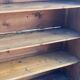 Biedermeier style oak wood cabinet