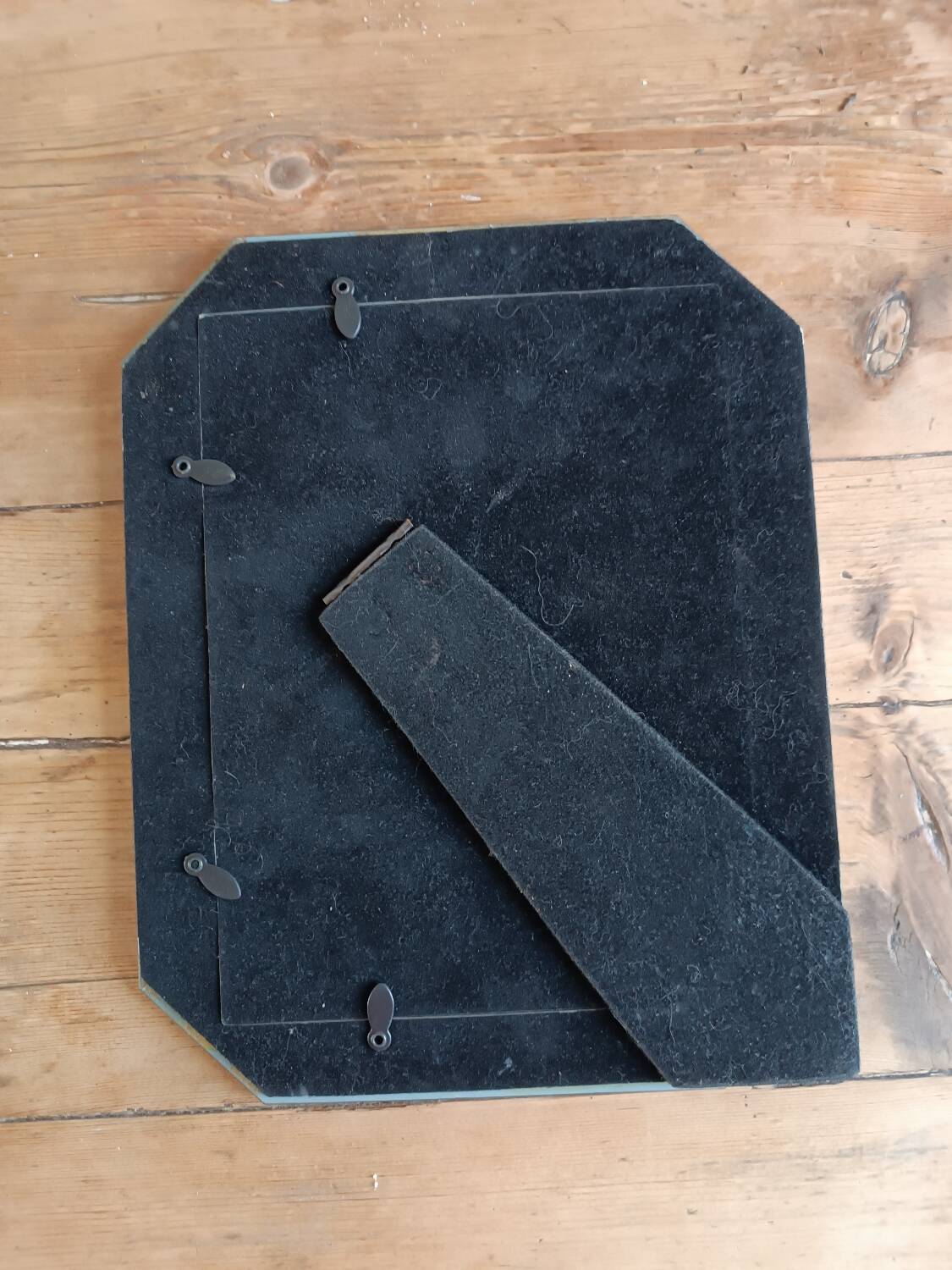 Old beveled mirror frame