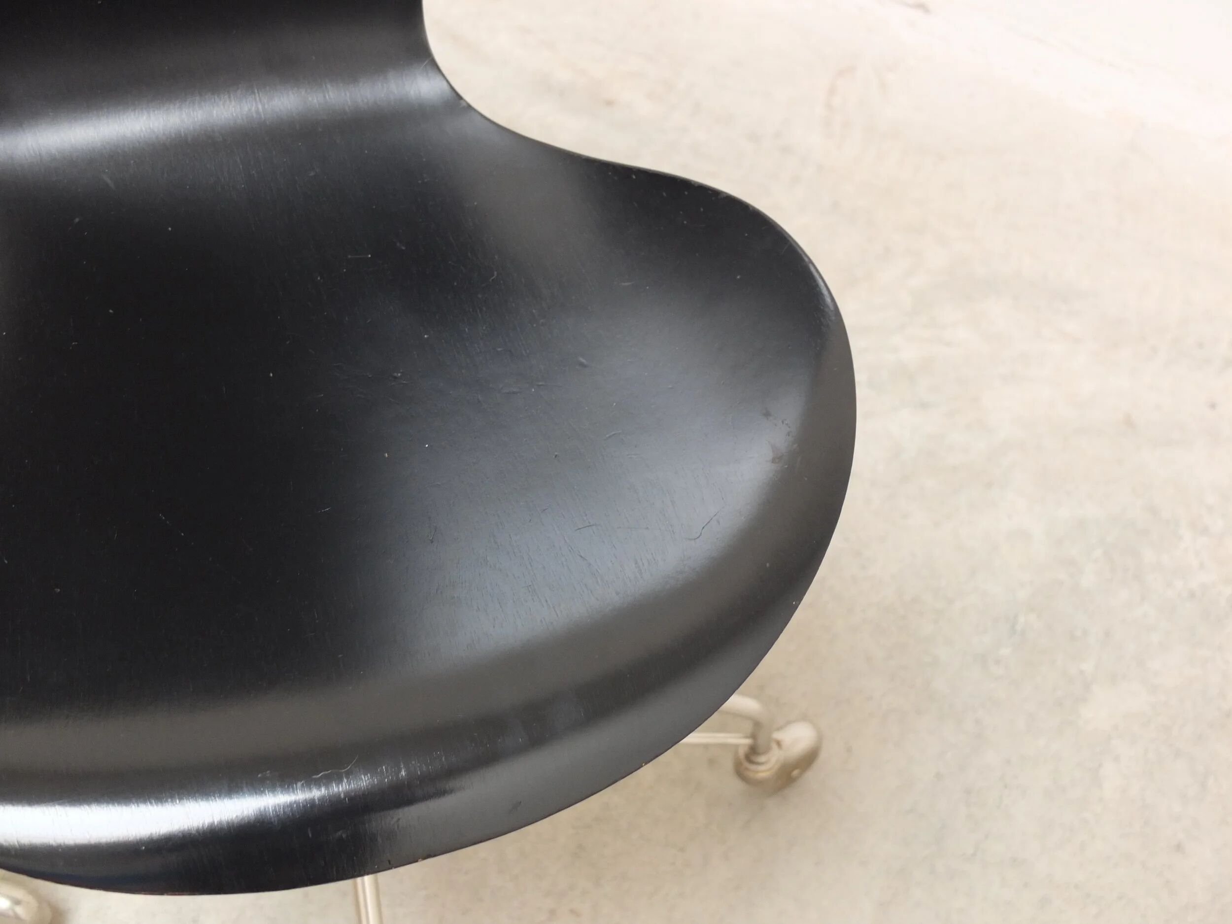 1st edition '3117' swivel desk chair by Arne Jacobsen for Fritz Hansen, 1955