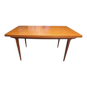 Table à manger scandinave - teck extensible