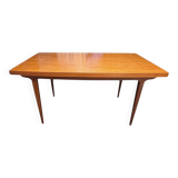 Scandinavian extendable dining table in Teak 1960