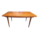 Scandinavian extendable dining table in Teak 1960