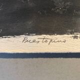 Lithographie originale Sleeping Infant édition II de Gregorio Prestopino numérotée et signée. 55/60 vers 1960.