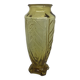 Vase art déco 1930 jaune ambre