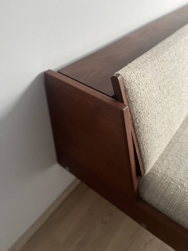 Daybed en teck Hans J. Wegner pour Getama, Design Danois