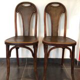 Pair of Fischel bistro chairs from the 1900s