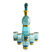 Set de liqueur Mid Century Modern Toscana années 60