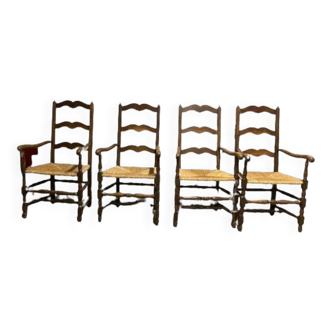 4 fauteuils provençales