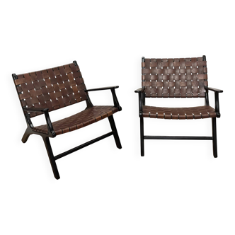 Paire de fauteuils Hollywood d'Olivier de Schrijver