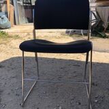 David rowland chair 404, black and steel to restore
