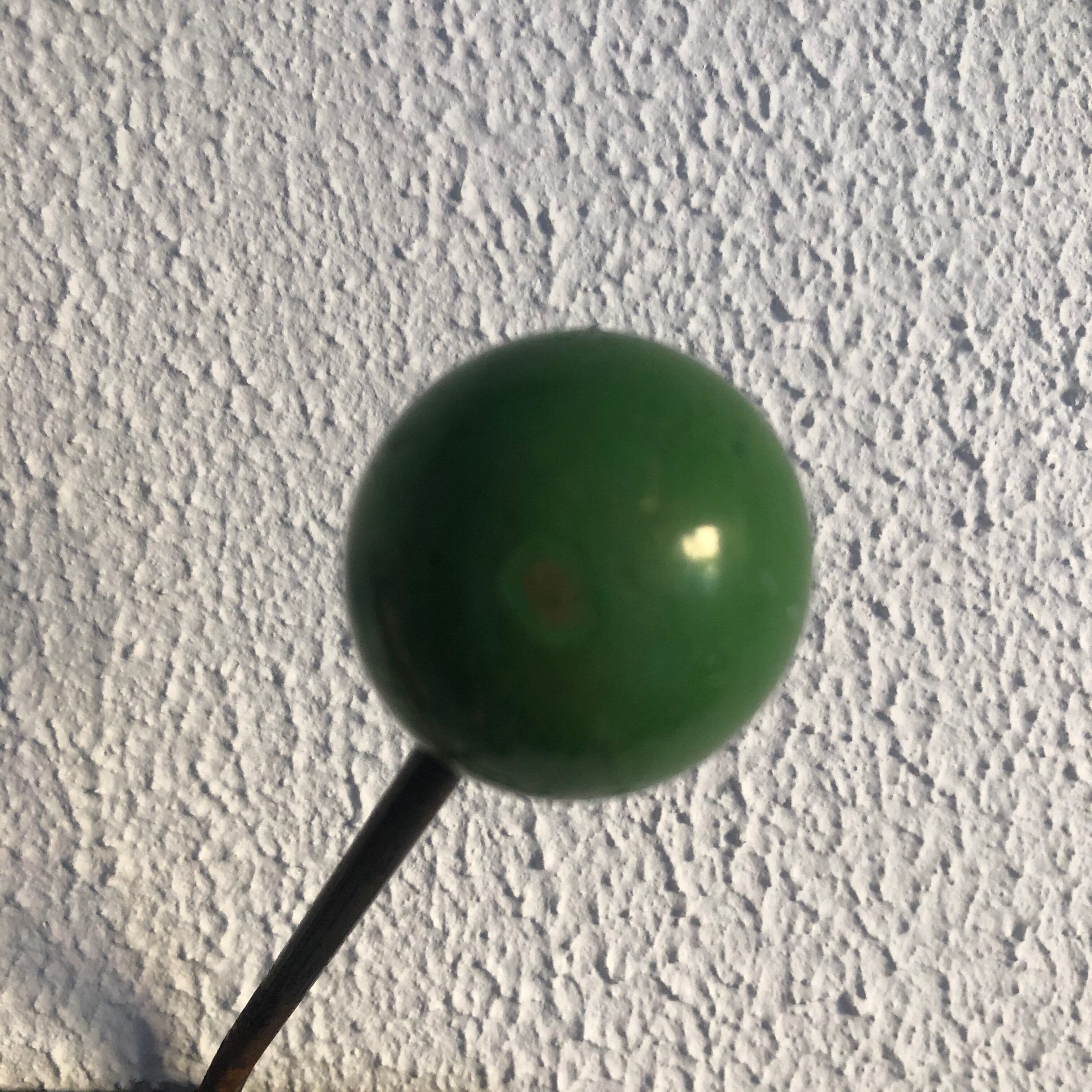 Coat rack 6 patères vintage balls 1960 - 50 cm