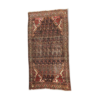 Old Persian Malayer Kelleh rug hand made wool 150 x 284 cm