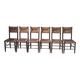 Série de 6 chaises paille et chêne beauche