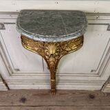 Console D’entre-deux, Bois Sculpté Et Doré De Style Louis XV, Vers 1900, Ma