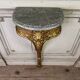 Console Table, Carved and Gilded Wood, Louis XV Style, Circa 1900, Ma