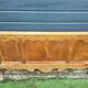antique headboard in cherry wood