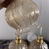 Cascade of three glass suspensions