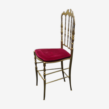 Vintage brass Chiavari chair