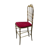 Vintage brass Chiavari chair