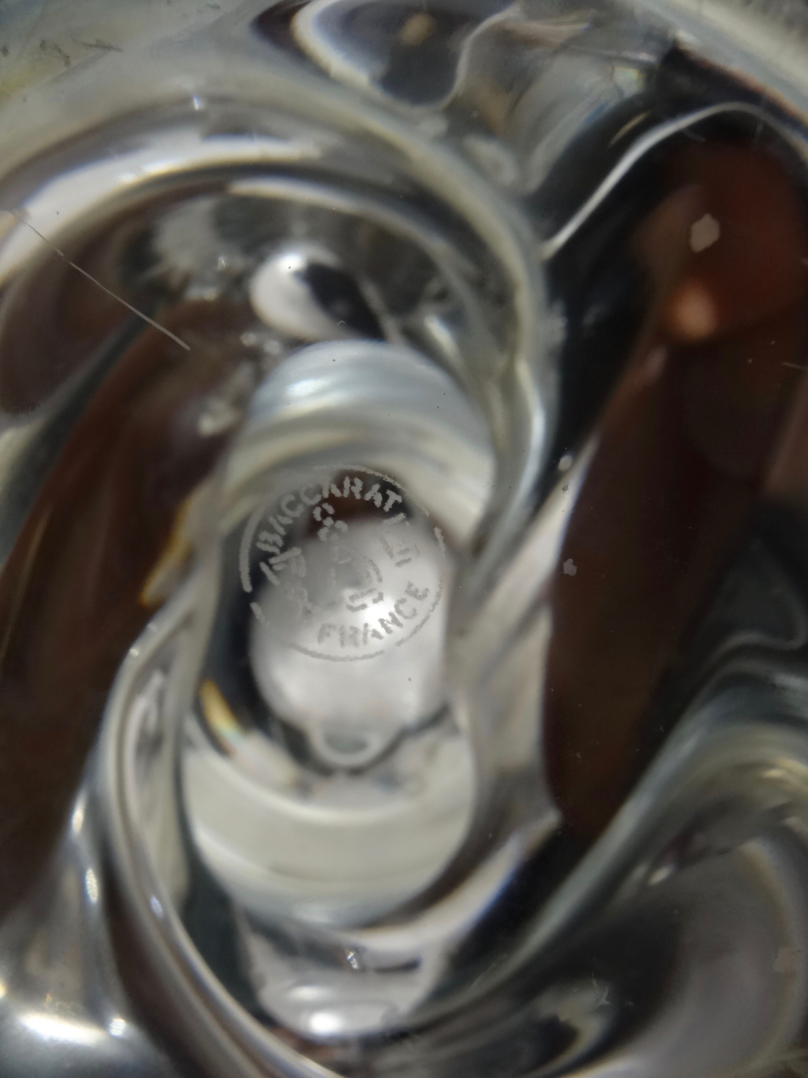 Baccarat crystal vase