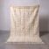 White Berber rug size 1.5/2.5 m