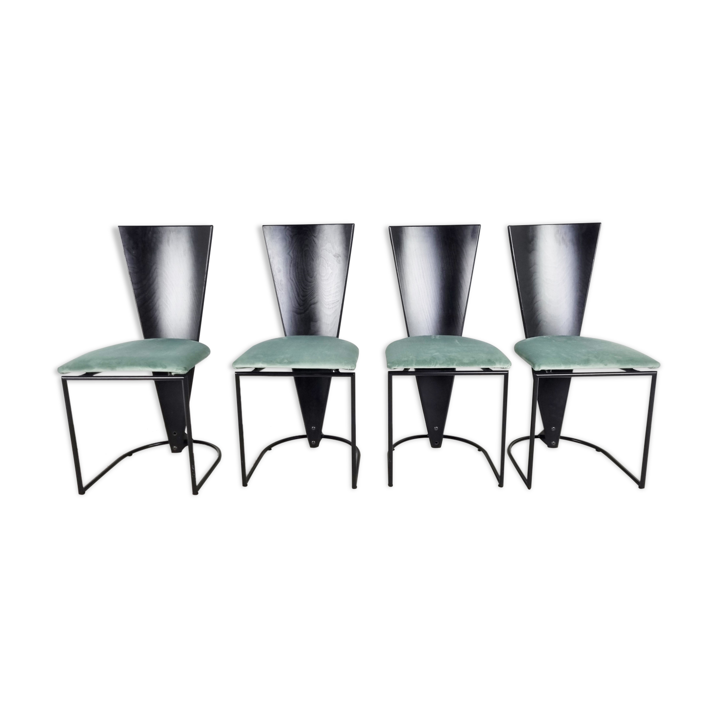 4 chairs, 1980s