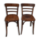 Paire de chaises de bistrot