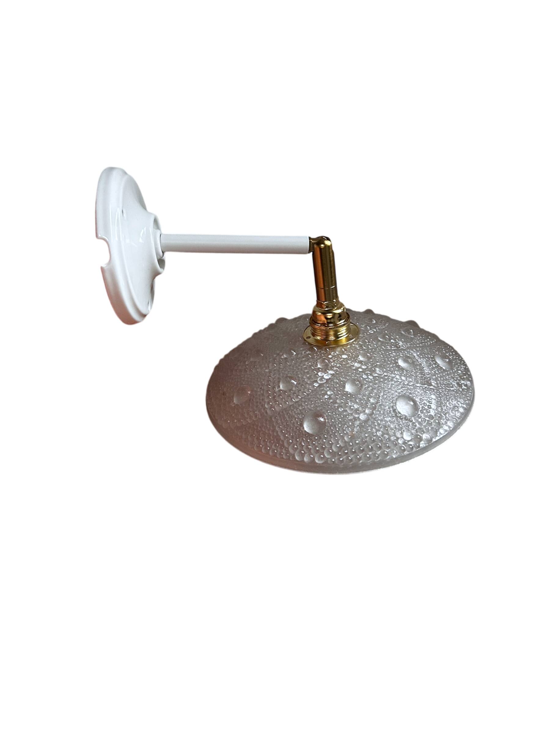 Vintage Glass Tilting Wall Light