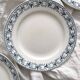 3 flat ironstone plates “Jenny” Saint Amand
