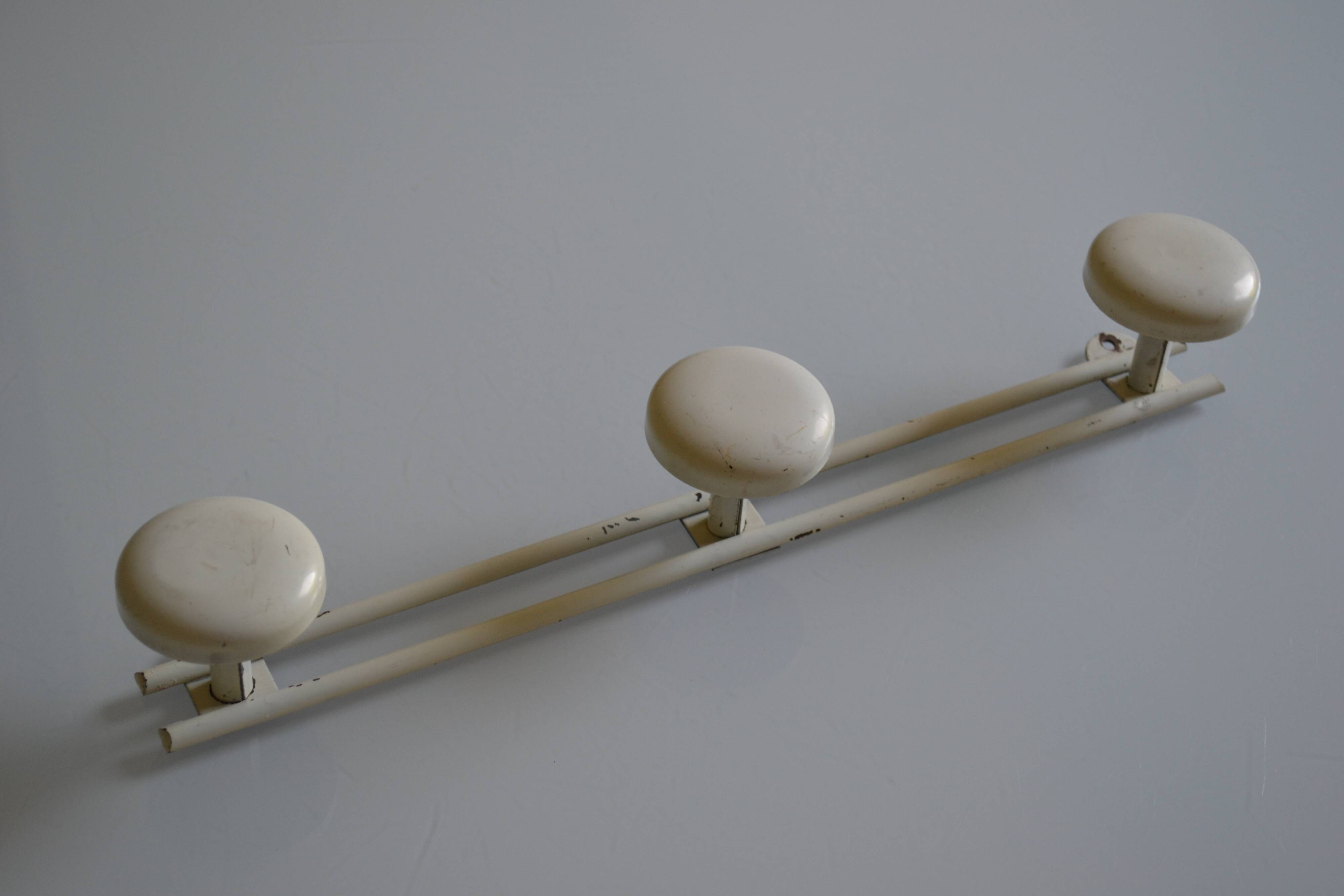Triple coat rack hook vintage 60's