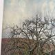 The path under the winter trees signed Maurice Bouillot 1946