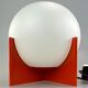 60s 70s ball light table lamp space age design glass metal