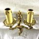 Louis XV style bronze wall lamp with 2 lights