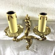 Louis XV style bronze wall lamp with 2 lights