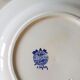 Boch La Louvière set of 4 blue plates Model Clara