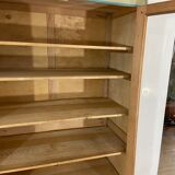 Glass-glazed Parisian wardrobe 1950