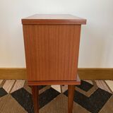 Bedside table compass legs