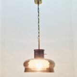 Large Mid-Century Scandinavian Glass Ceiling Light by Carl Fagerlund, 1960s