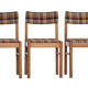6 chaises Baumann vintage 1960