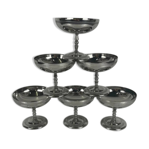 6 coupes à glaces en