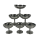 Set of 6 metal ice cream bowls, 1970 - Model A