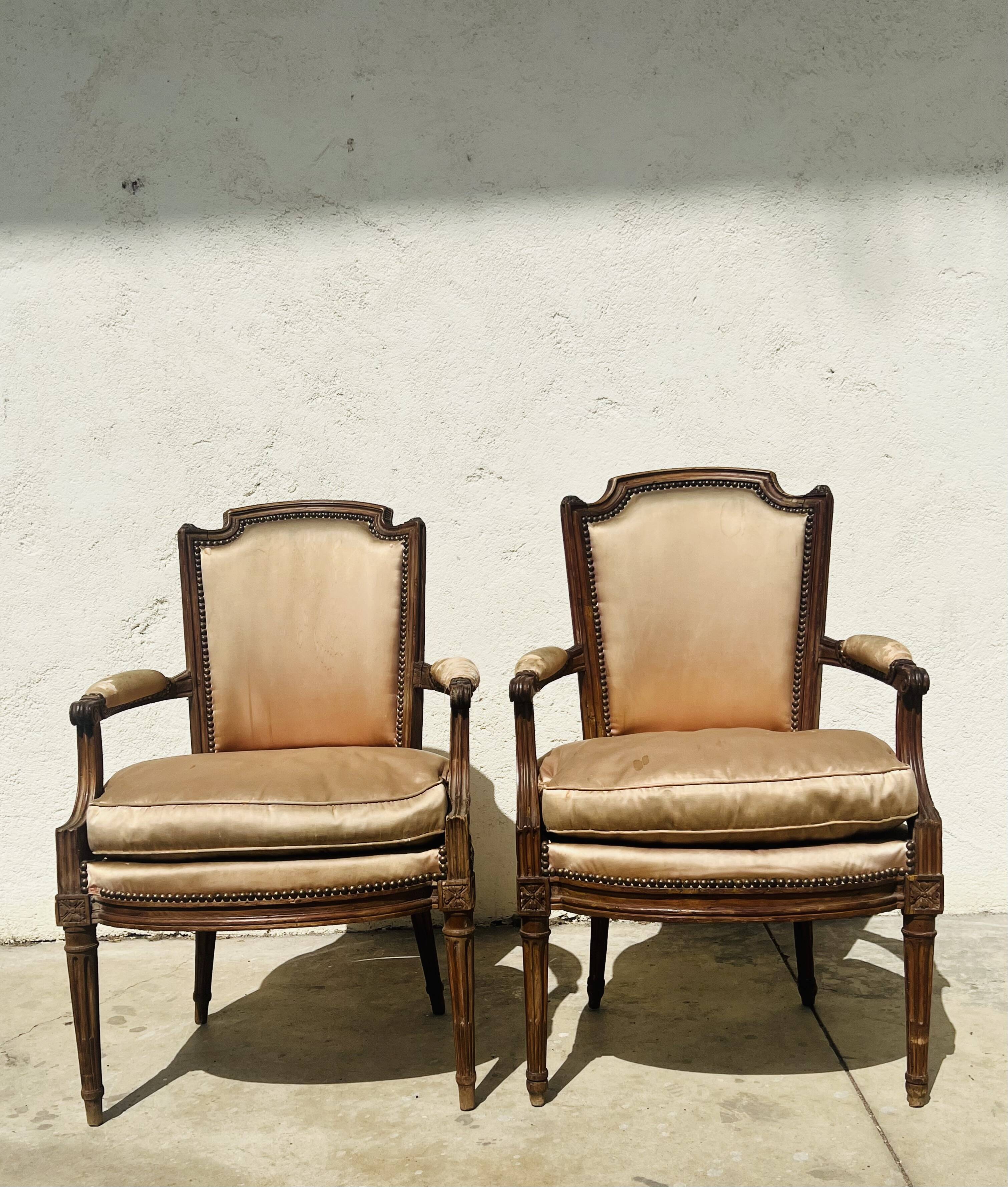 Pair of armchairs 18th